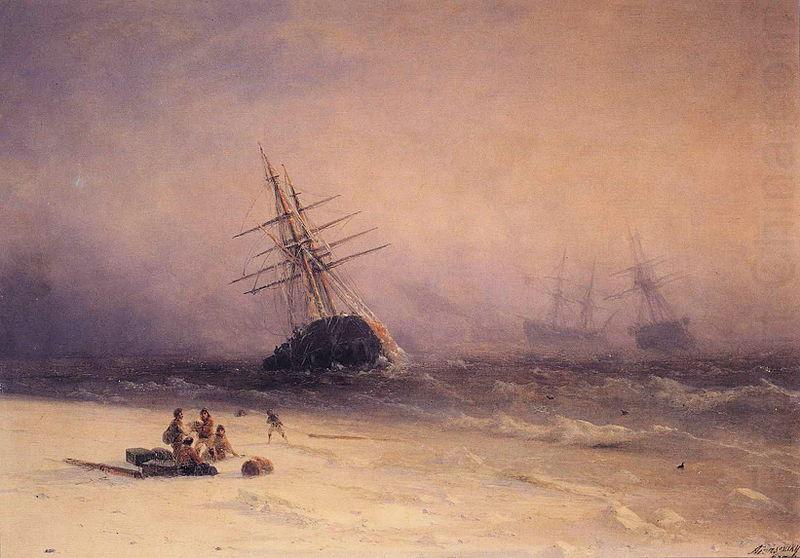 Ivan Aivazovsky Shipwreck on the Black Sea china oil painting image